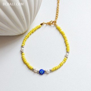 Best Quality Evil Eyes Beads Bracelet Premium Handmade in Bali